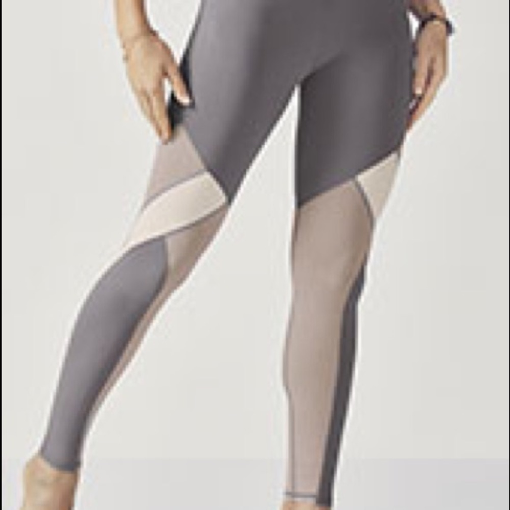 Fabletics Mesh Gray Leggings